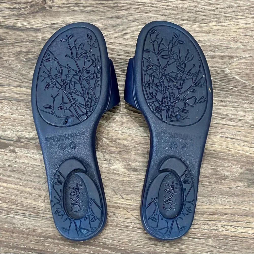 Oka-B Grace - Women's Vegan Sandal in Sapphire Size‎ M/L